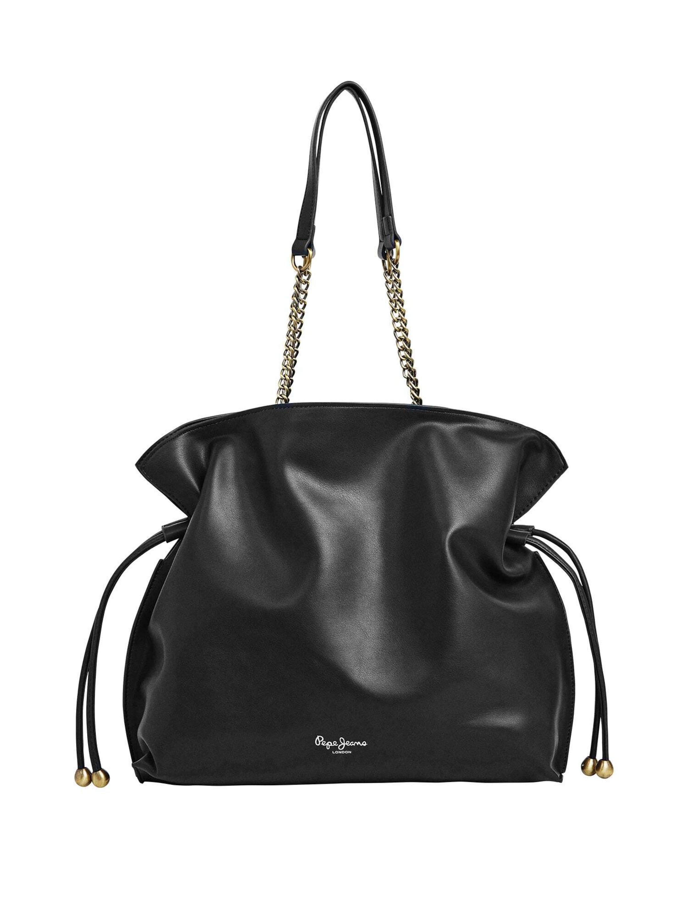 Pepe Jeans Handtas ' GWENDOLYN ' in Zwart: voorkant