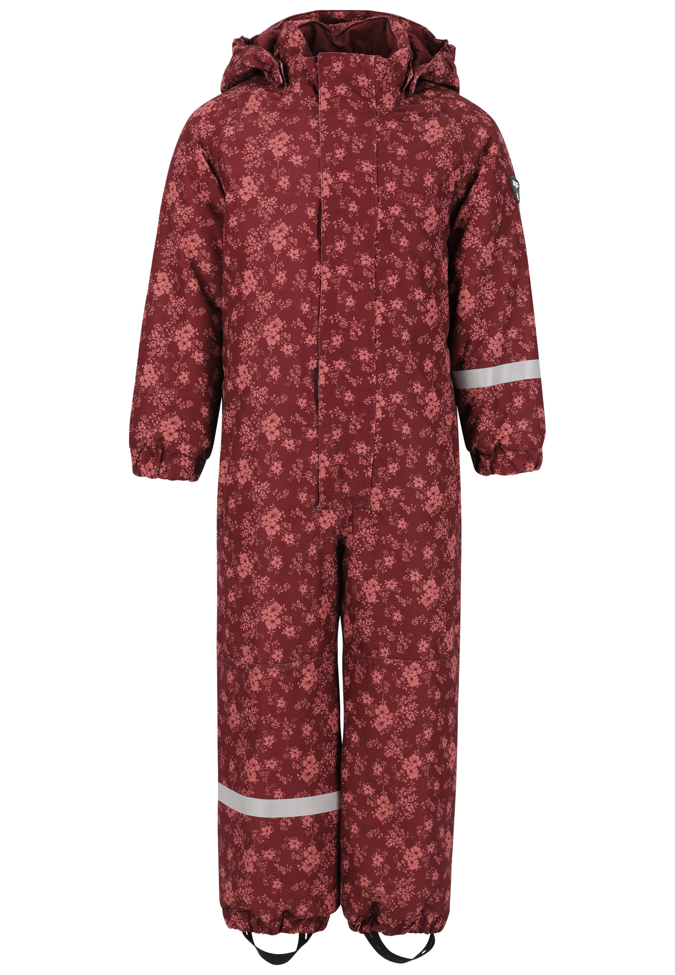 ZigZag Schneeanzug 'Tower' in Rot: Vorderseite