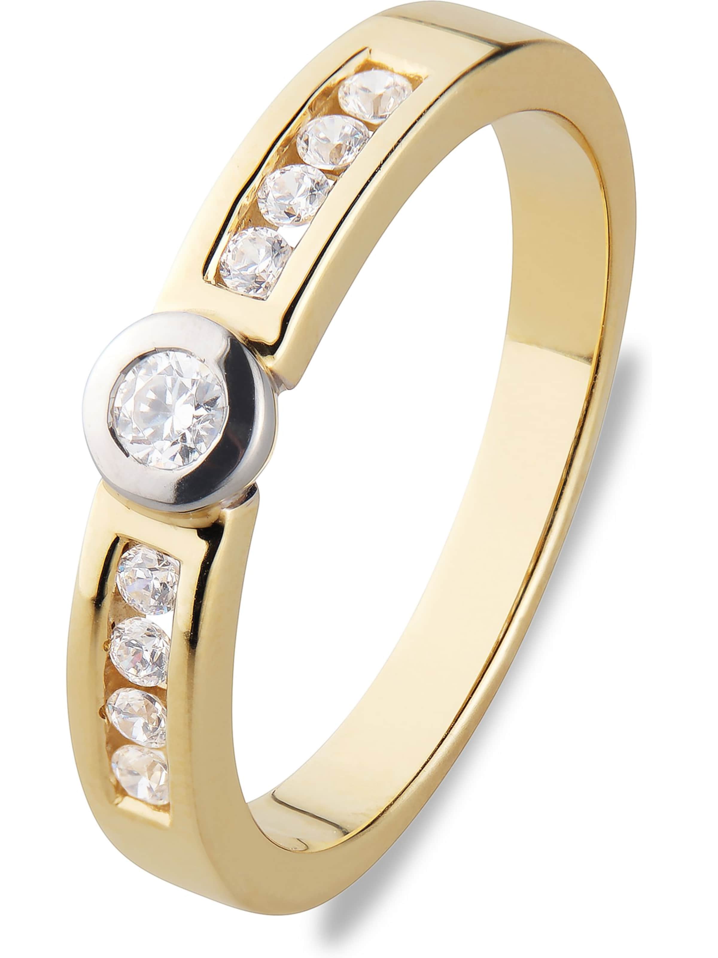 CHRIST Ring in Mischfarben: Vorderseite