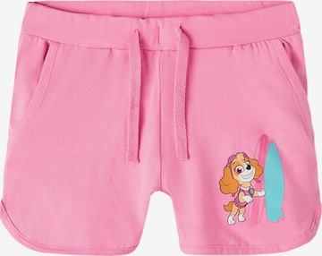 NAME IT Normální Kalhoty 'Milora' – pink: přední strana