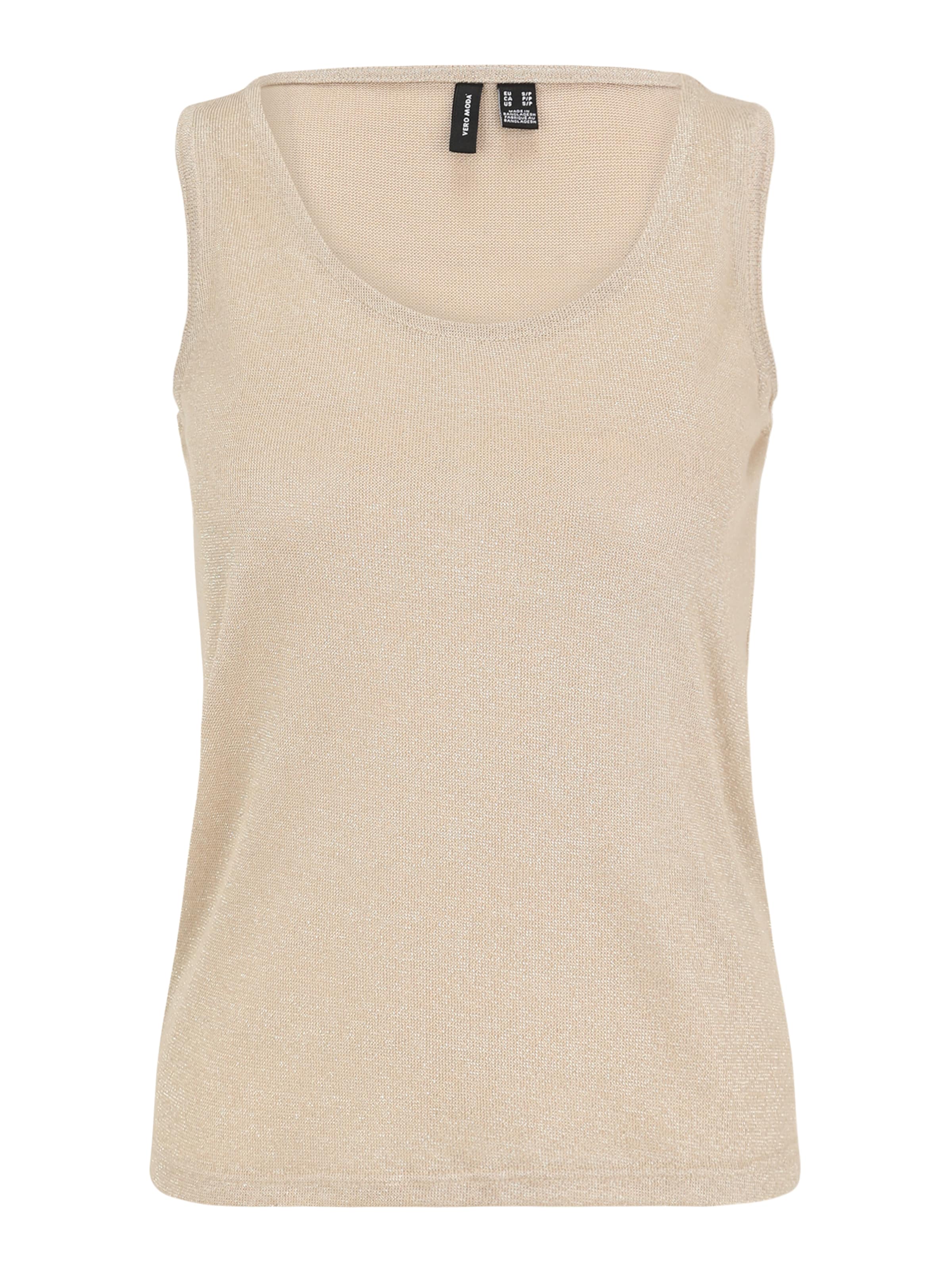 Vero Moda Petite Top 'VMGOLDA' in Beige: front
