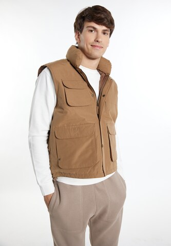 MO Bodywarmer in Bruin: voorkant