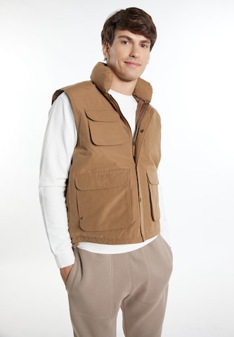 MO Vest in Brown: front