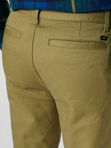 Obey Regular Chino Pants in Green