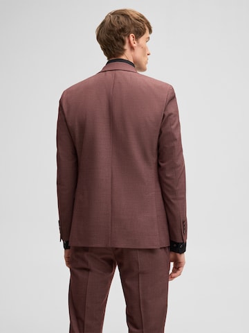 STRELLSON Slim fit Business blazer 'Alzer' in Red