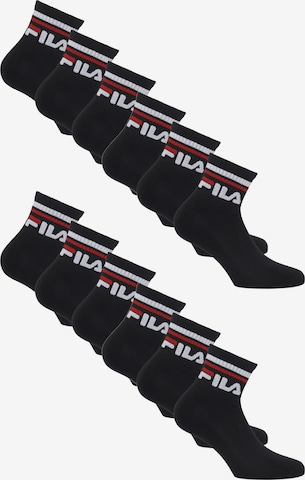 FILA Socken in Schwarz: Vorderseite
