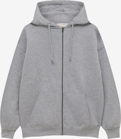 Pull&Bear Veste de survêtement en gris clair, Vue avec produit