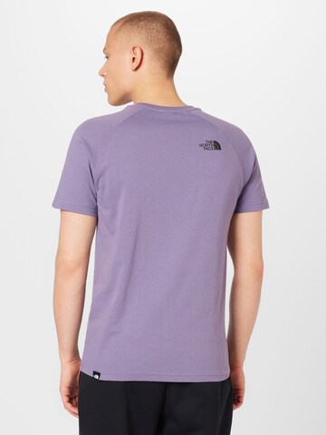 THE NORTH FACE Regularny krój Koszulka w kolorze fioletowy