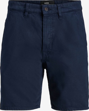 R.D.D. ROYAL DENIM DIVISION - Regular Calças chino 'Chris' em azul: frente