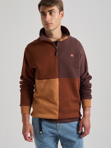 Trendsplant Bluzka sportowa w kolorze brązowy: przód