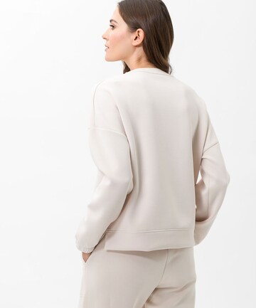 BRAX Sweatshirt 'Bo' in Beige: back