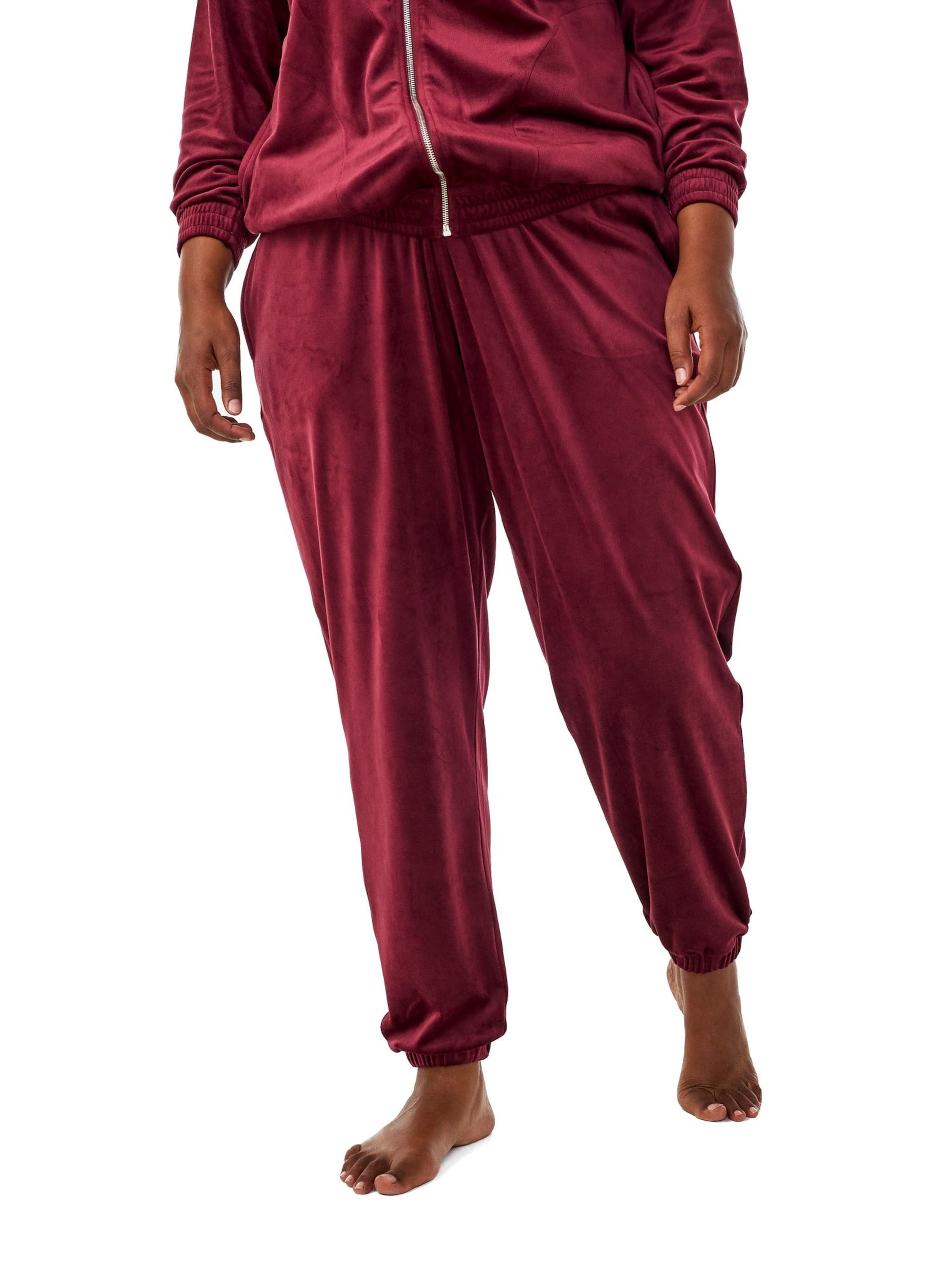 Tapered Pantaloni di Zizzi in rosso: frontale