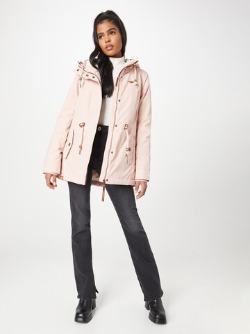 Ragwear Between-Season Jacket 'Monadis' in Pink