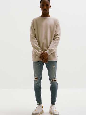 Pull&Bear Skinny Džíny – modrá