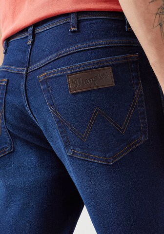 Coupe slim Jean 'TEXAS SLIM' WRANGLER en bleu