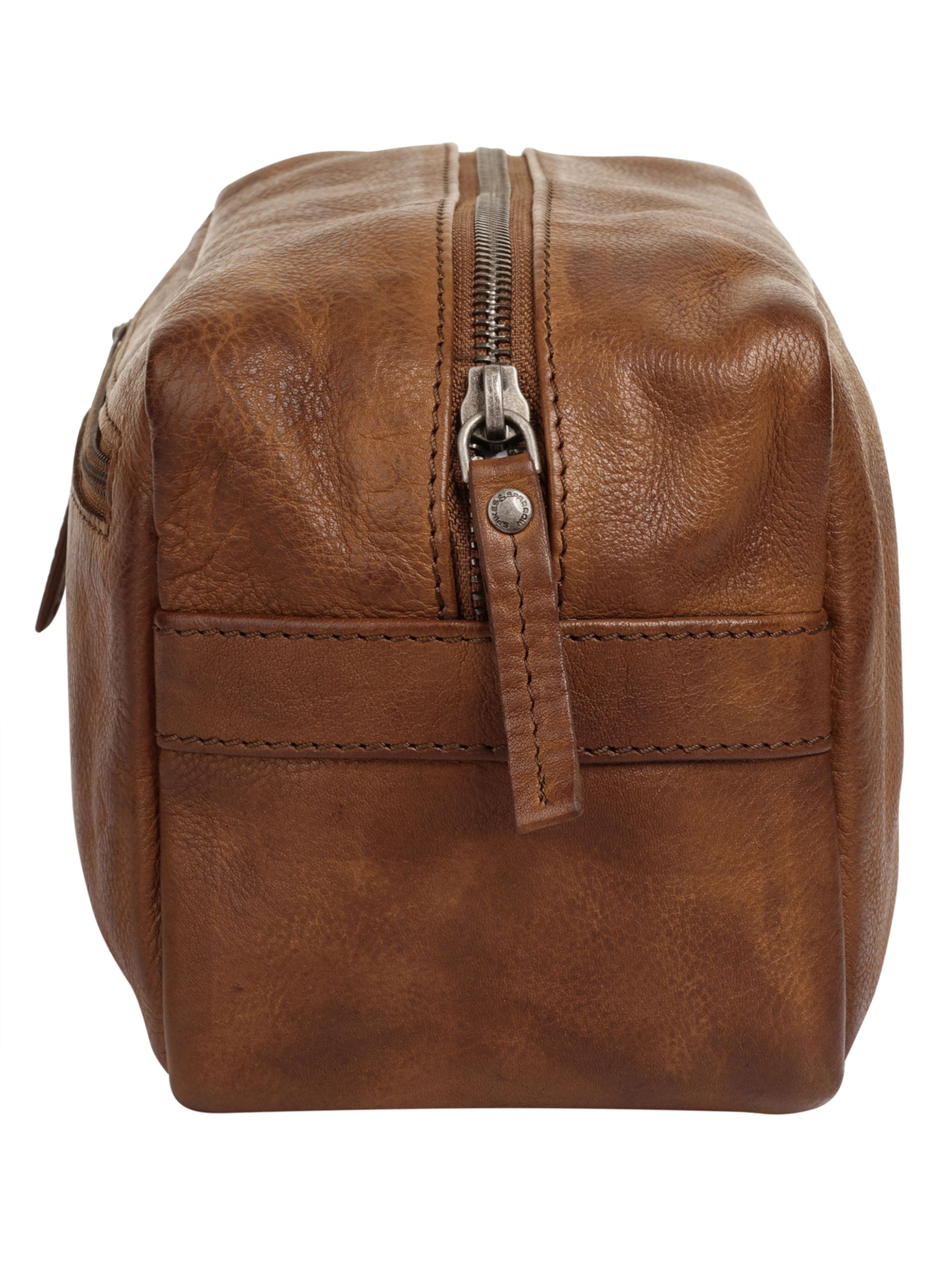 Spikes & Sparrow Toiletry Bag 'TOILETRY BAG' in Brown