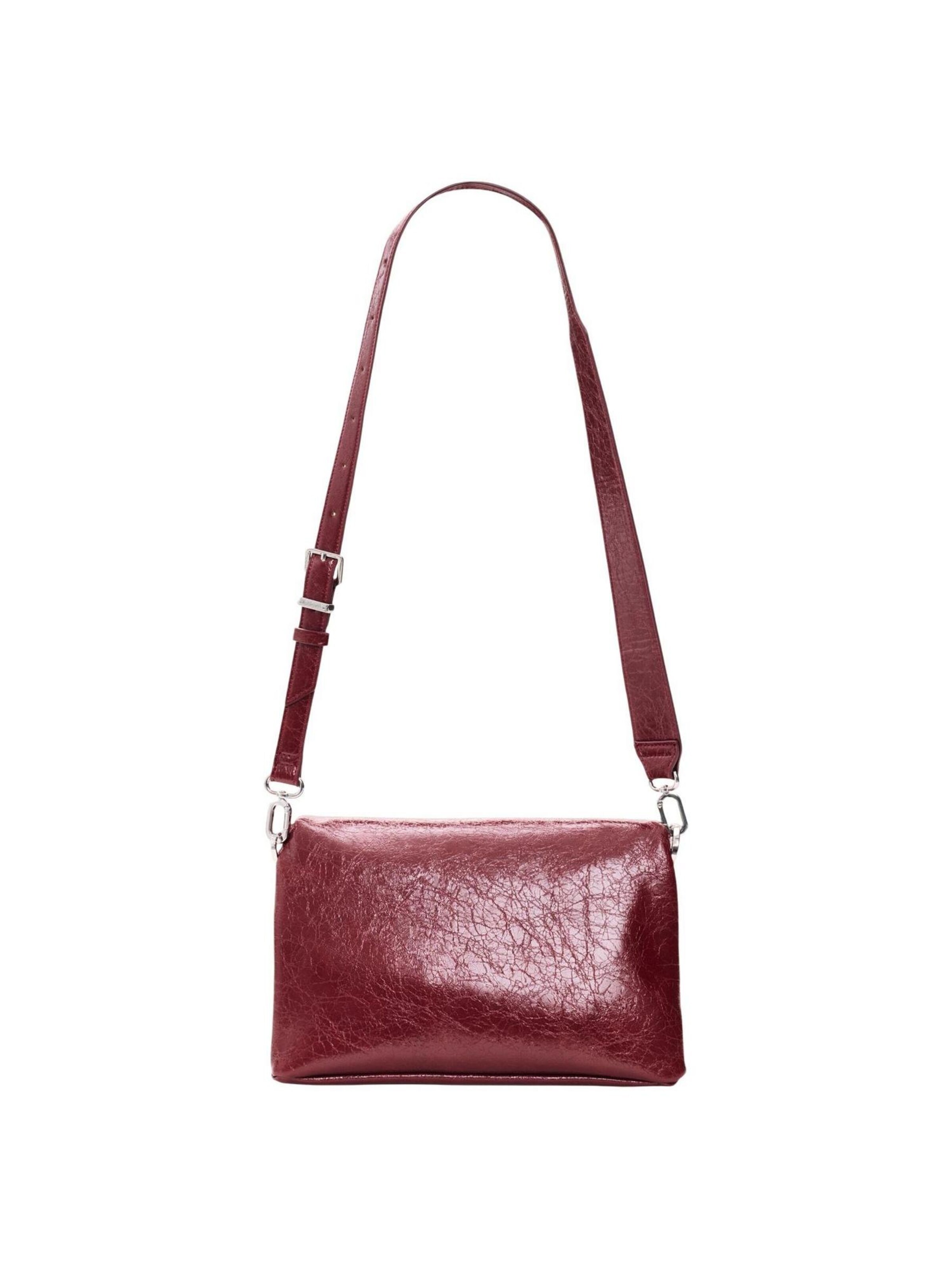 Desigual - Bolso de hombro 'BAG_HALF LOGO VENECIA 4. 26WAXP80' en rojo