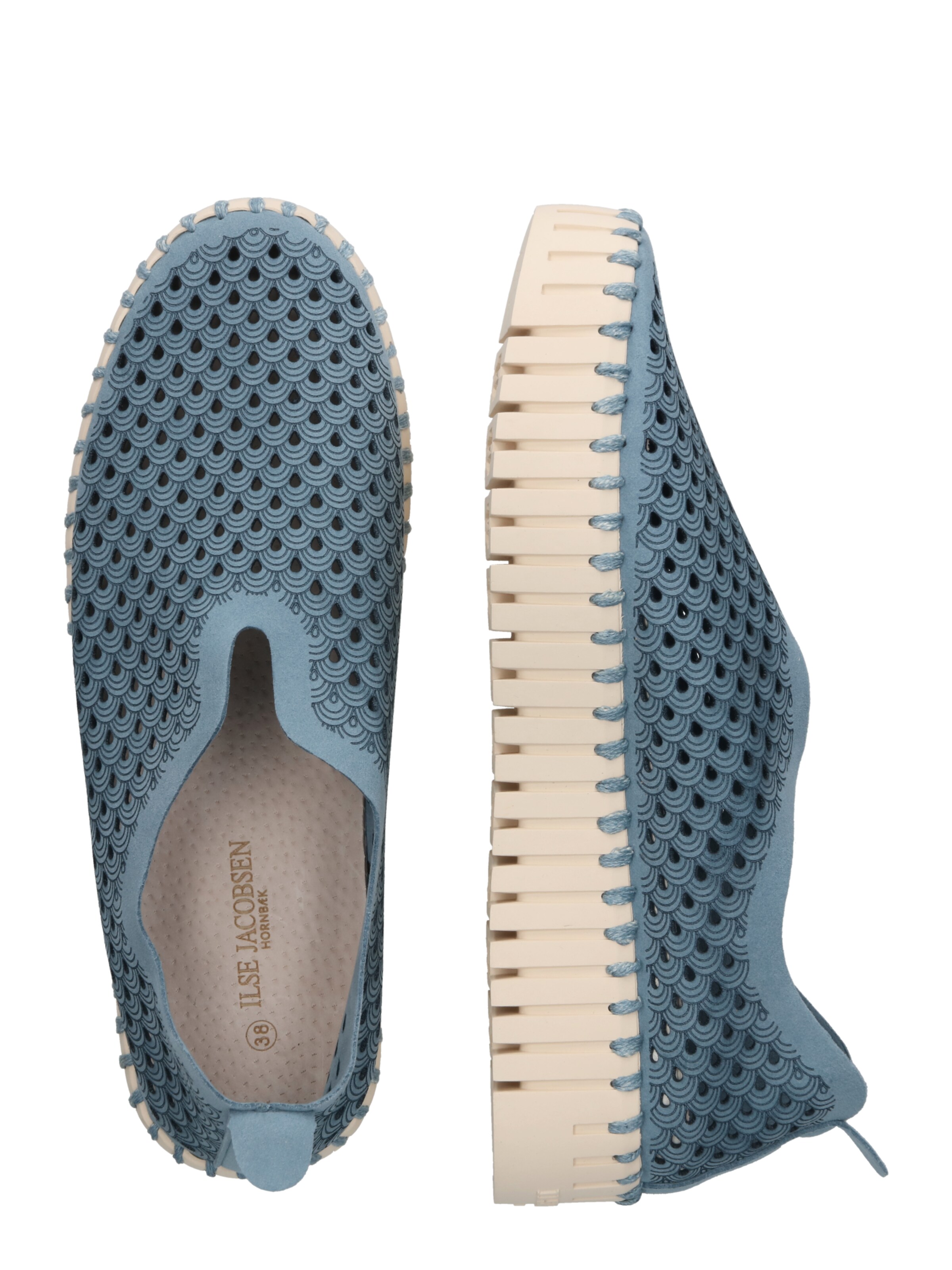 ILSE JACOBSEN Slip On 'Tulip' in Blau