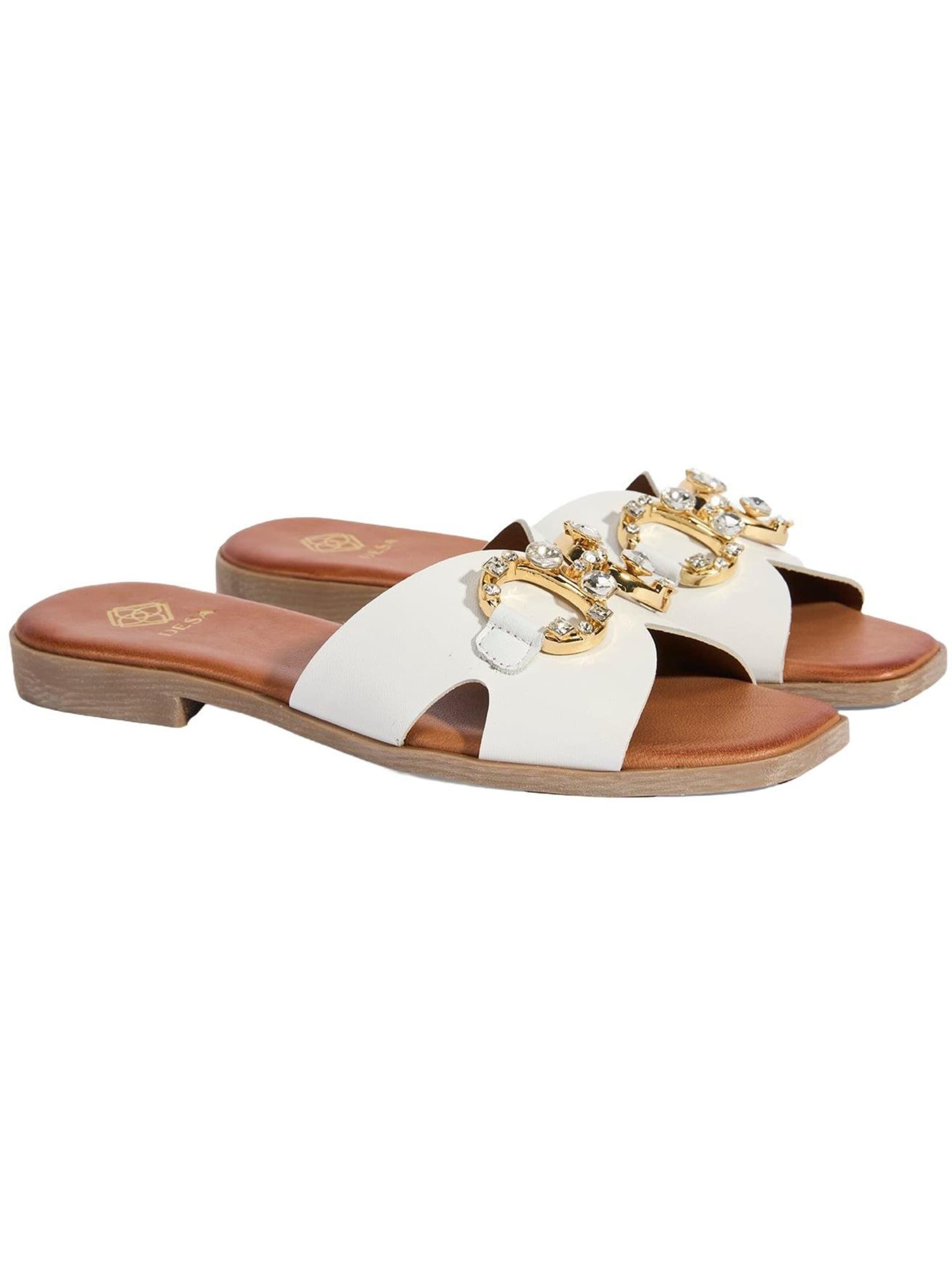 Desa Mules 'Hausschuhe' in White