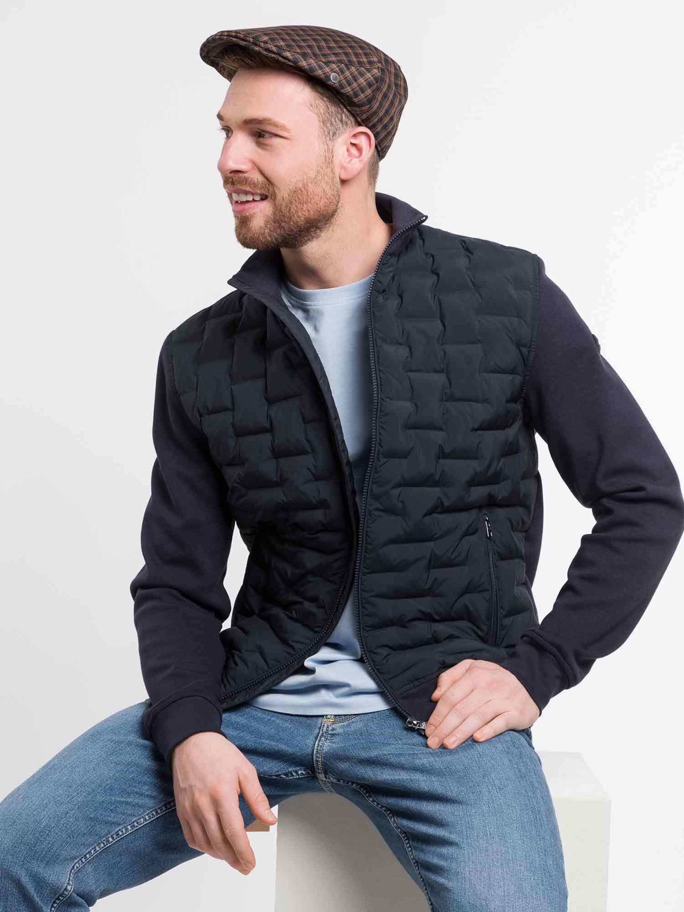 bugatti Schiebermütze in Braun: Vorderseite