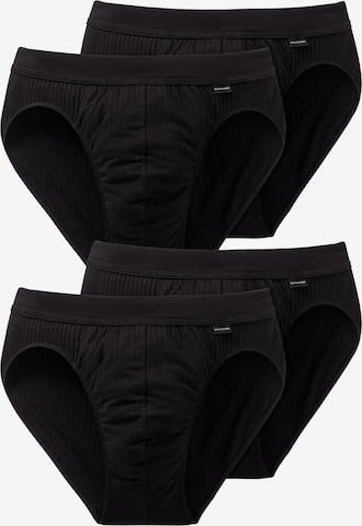 SCHIESSER Slip 'Authentic' in Zwart: voorkant
