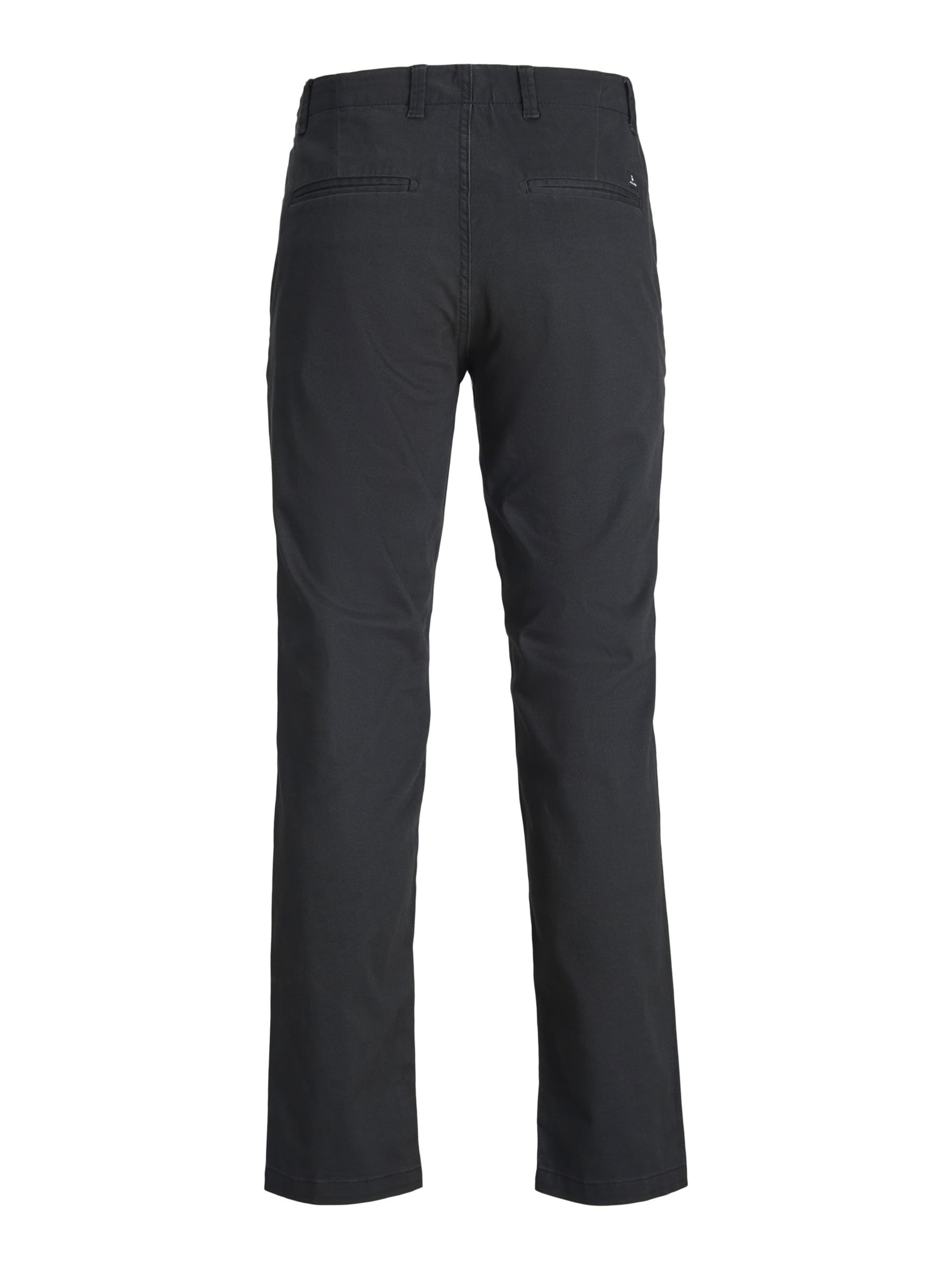 JACK & JONES regular Lærredsbukser 'JWHMarco Fred' i sort