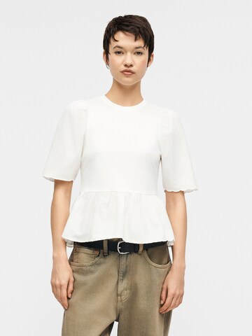 Tricou 'ONLVERONIKA' de la ONLY pe alb: față