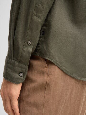 STRELLSON Regular fit Button Up Shirt 'Ceasar' in Green
