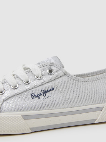 Pepe Jeans Sneakers 'Brady Party' in Silver