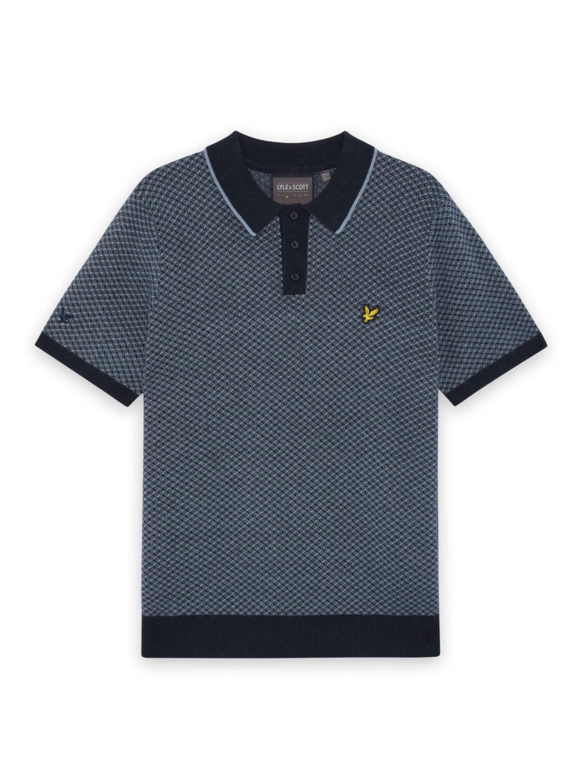 Lyle & Scott Functioneel shirt in Blauw: voorkant