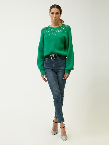 Influencer - Pullover em verde