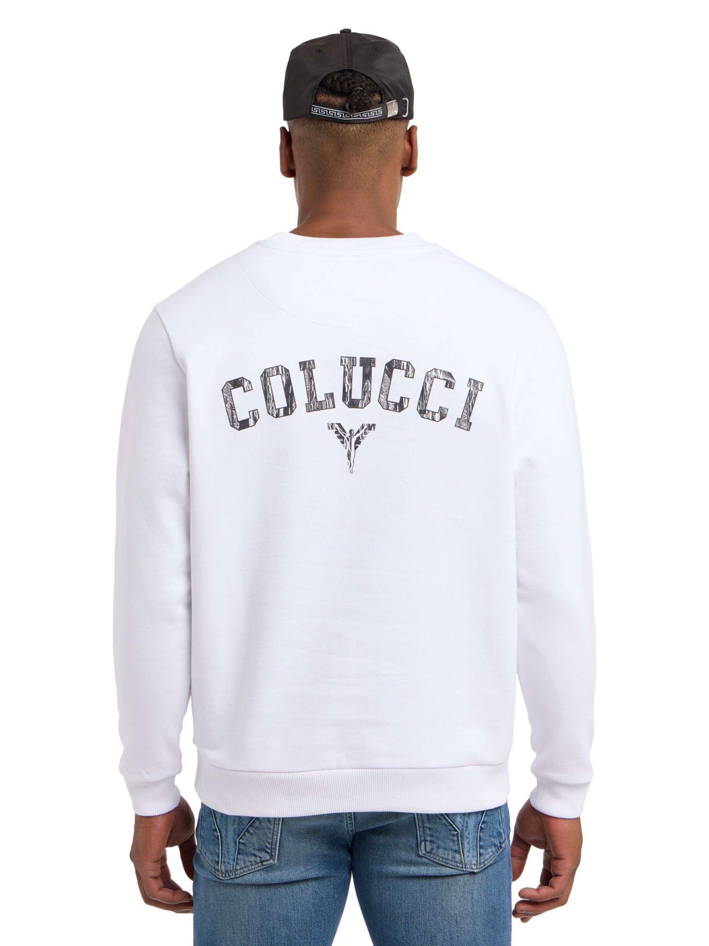 Sweat-shirt ' Dioda ' Carlo Colucci en blanc