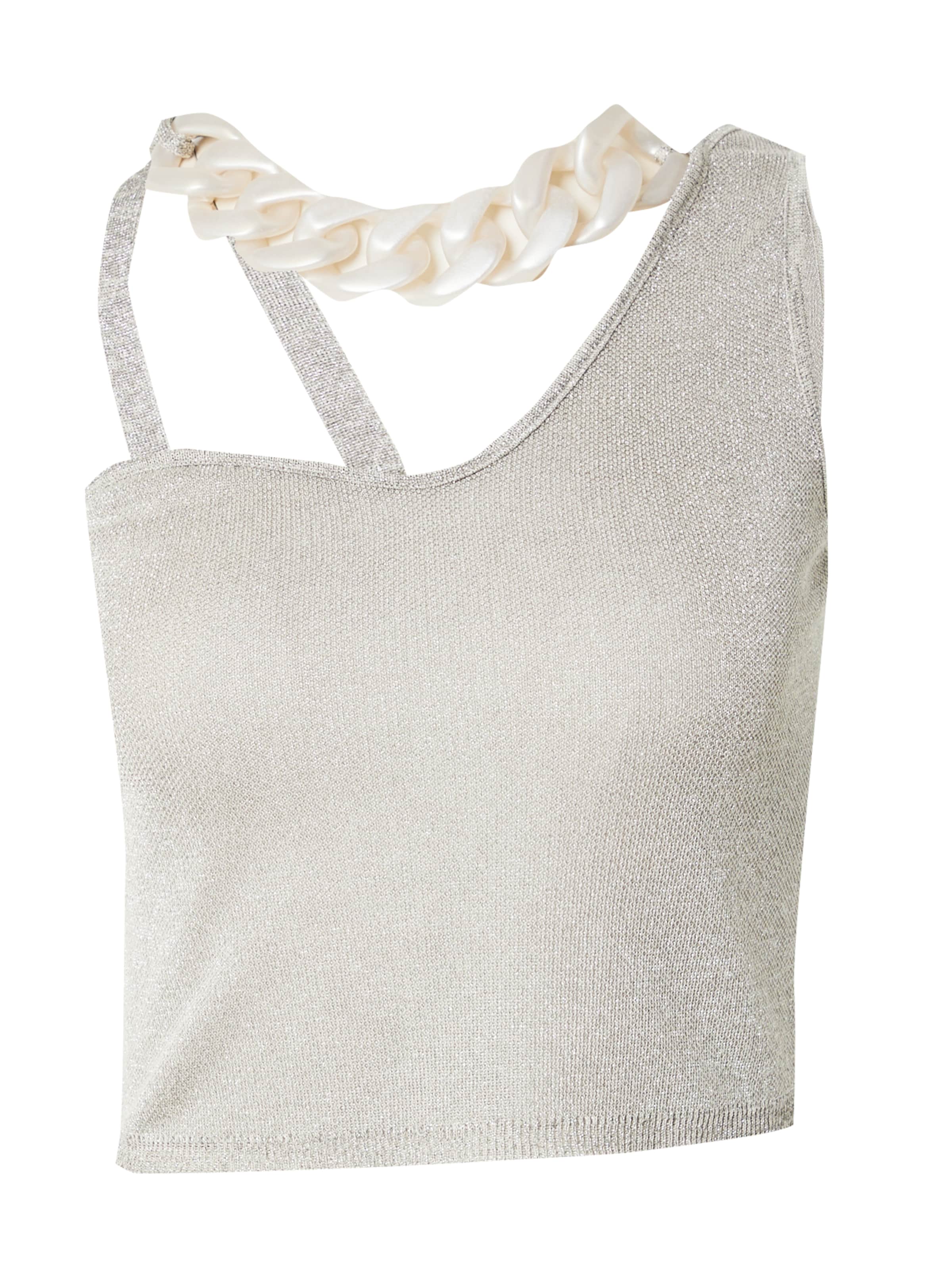 Monki Топ в Серый: спереди