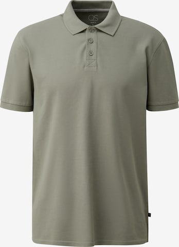 QS Poloshirt in Grün: Vorderseite