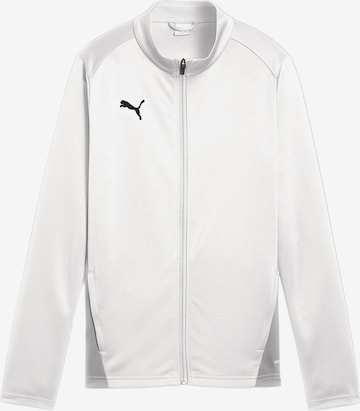 PUMA Trainingsjacke 'TeamGoal' in Schwarz: Vorderseite