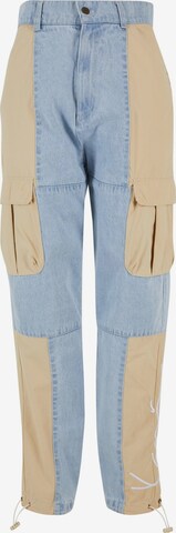 Karl Kani Loose fit Cargo Pants in Blue: front