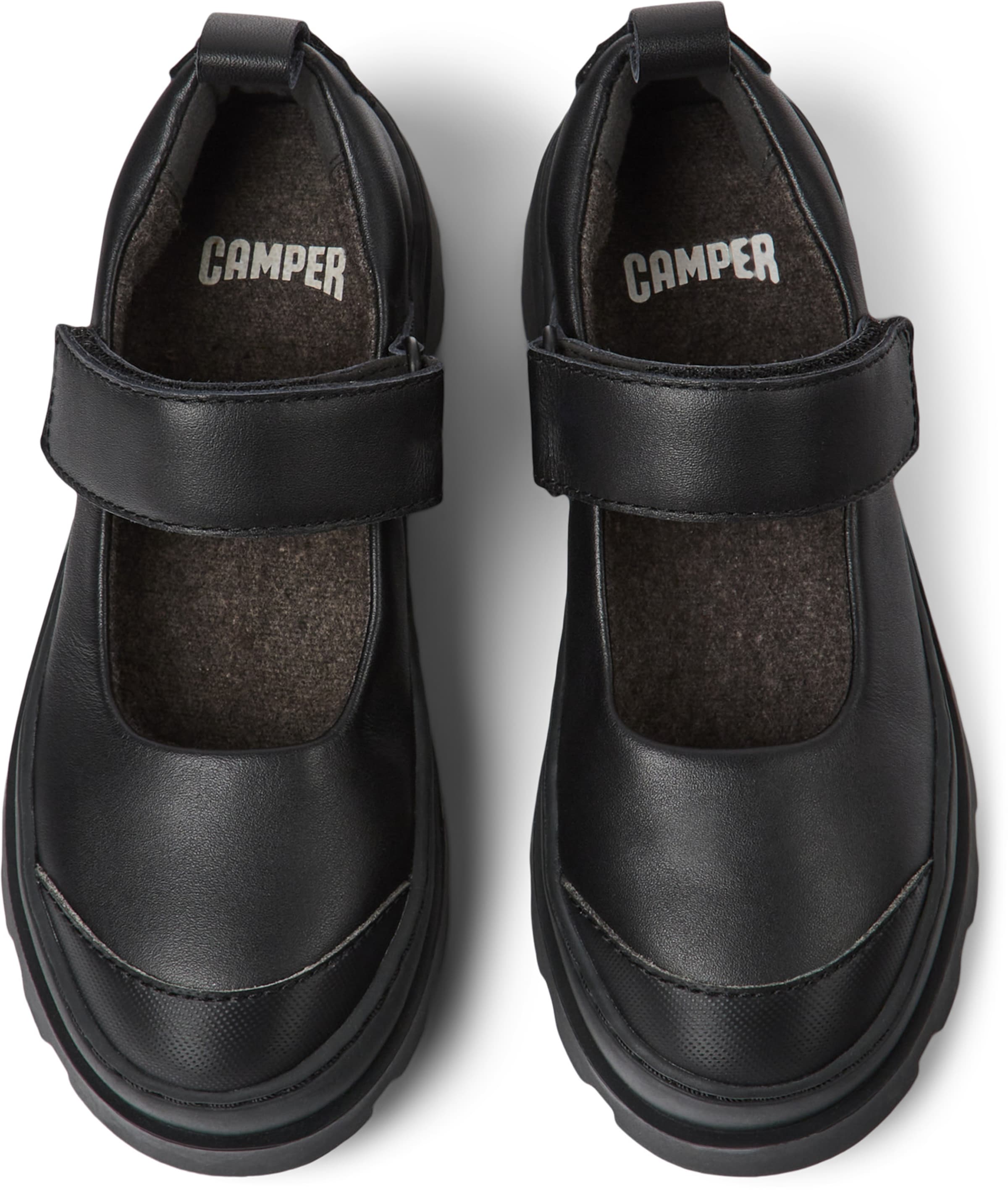 CAMPER Ballerinas 'Brutus' in Schwarz: Vorderseite