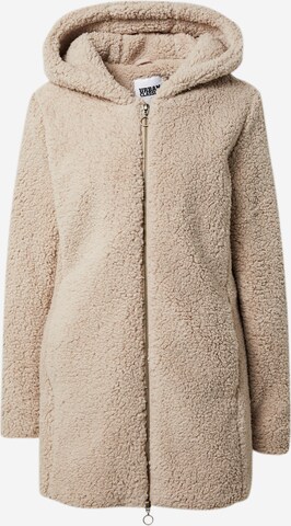 Urban Classics Between-seasons coat in Beige: front