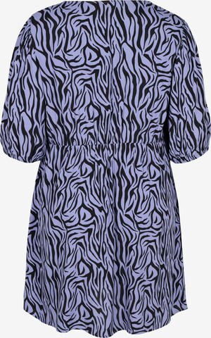 Zizzi Shirt Dress in Blue