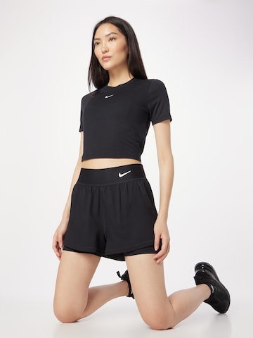 NIKE Regular Sportshorts 'Advantage' in Schwarz