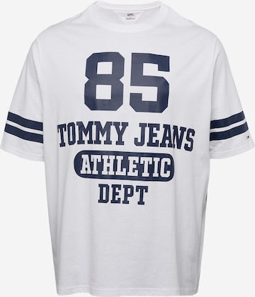 Tommy Jeans Plus Shirt in Wit: voorkant