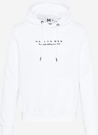 Hailys Men Sweat-shirt 'Freddy' en noir / blanc, Vue avec produit