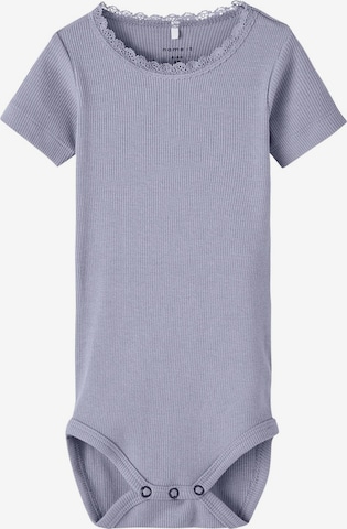 Tutina / body per bambino 'Kab' di NAME IT in grigio: frontale