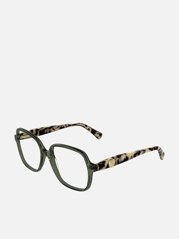 Longchamp - Gafas de sol en verde: frente