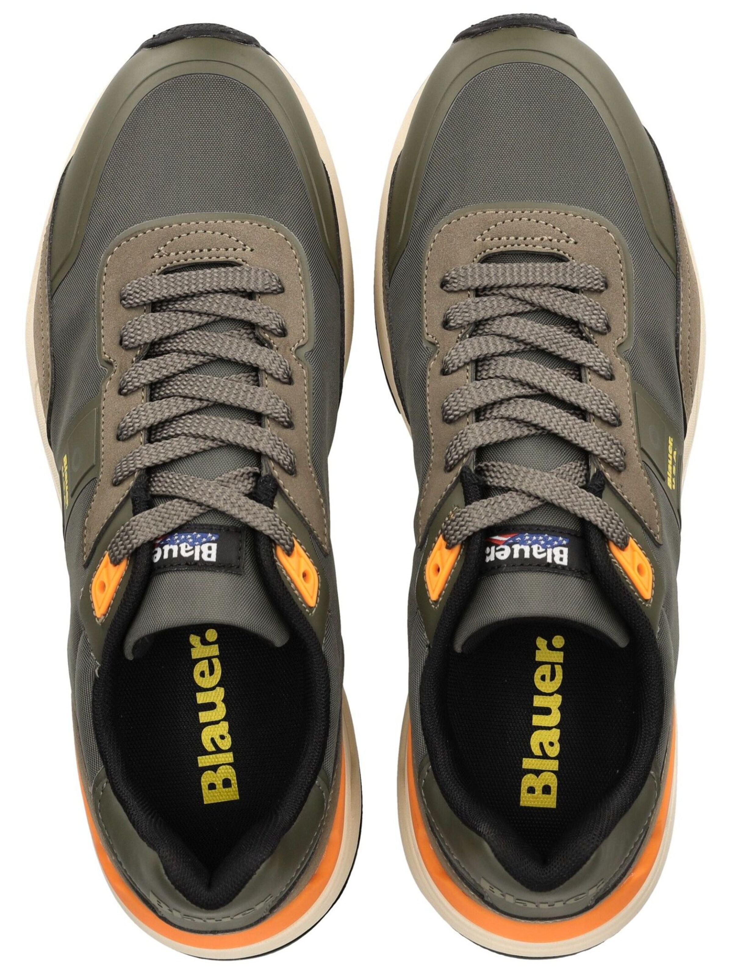 Sneaker bassa di Blauer.USA in verde