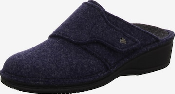 Finn Comfort Slippers in Blue: front