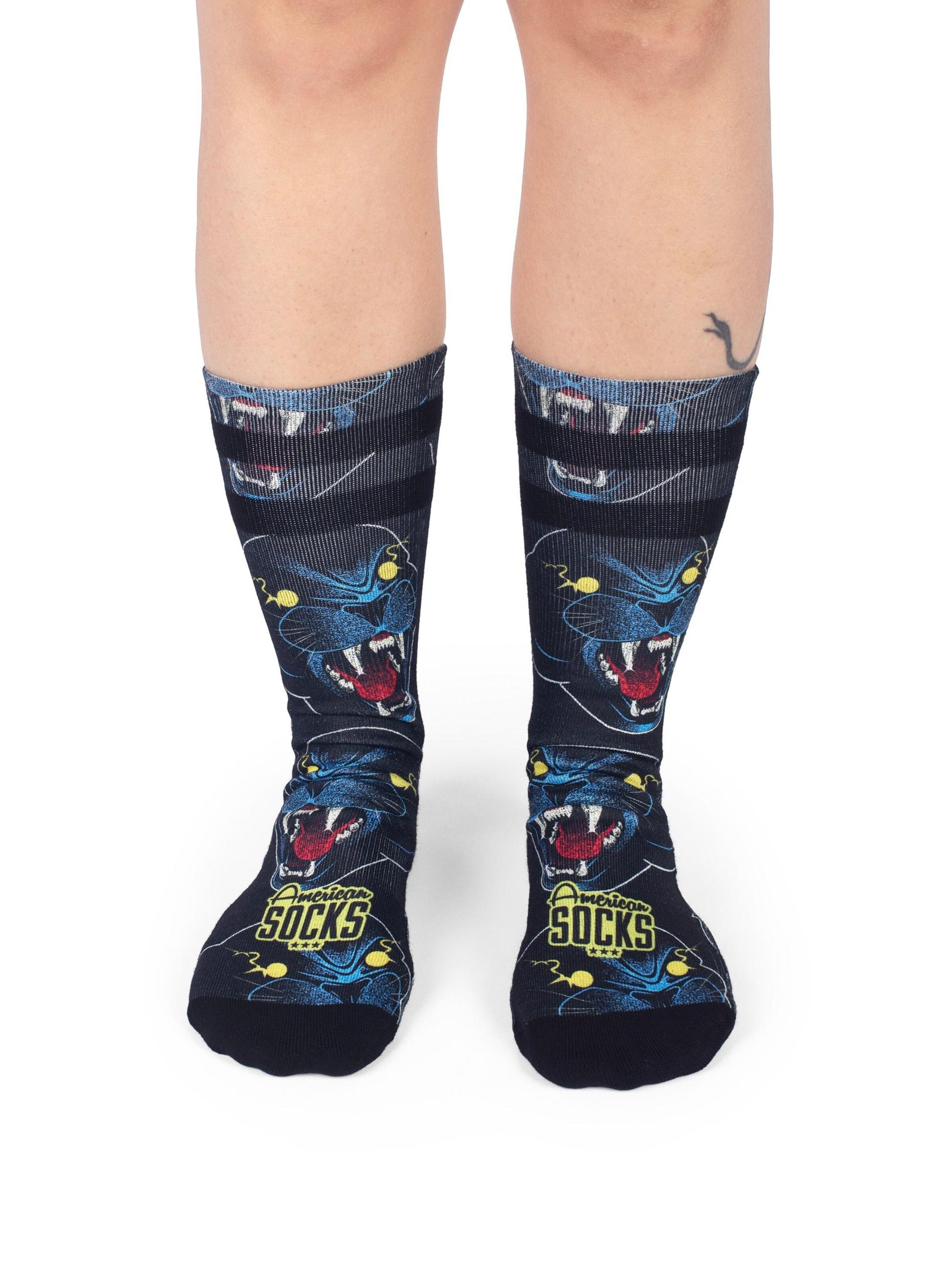 American Socks Socks 'Shadow' in Black