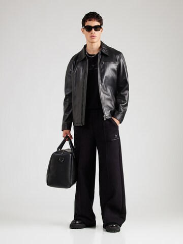 Giuseppe Zanotti Zvonové kalhoty Kalhoty – černá