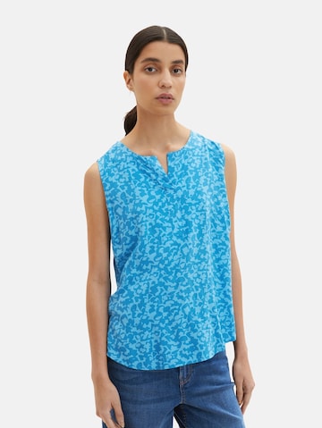 TOM TAILOR Bluse in Blau: predná strana