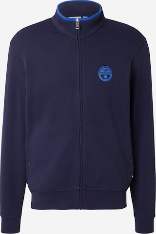 NAPAPIJRI Кофта на молнии 'BENDIL' в Синий: спереди
